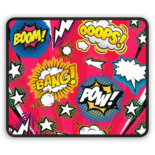 Comic Book Pop Art Mouse Pad