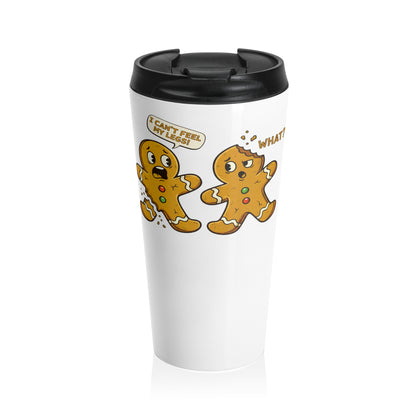Gingerbread Panic Travel Mug