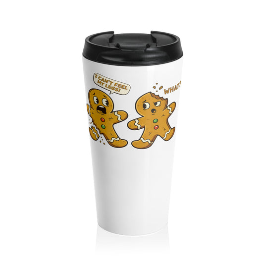 Gingerbread Panic Travel Mug