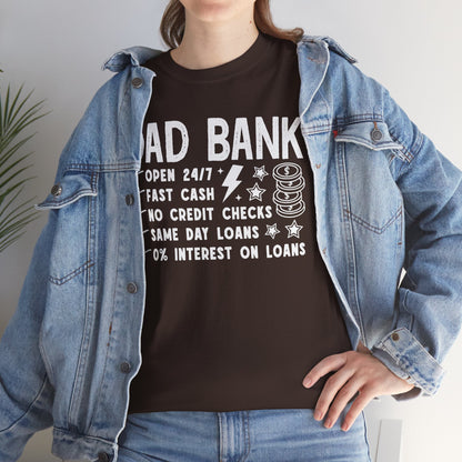 Dad Bank Funny Father T-Shirt