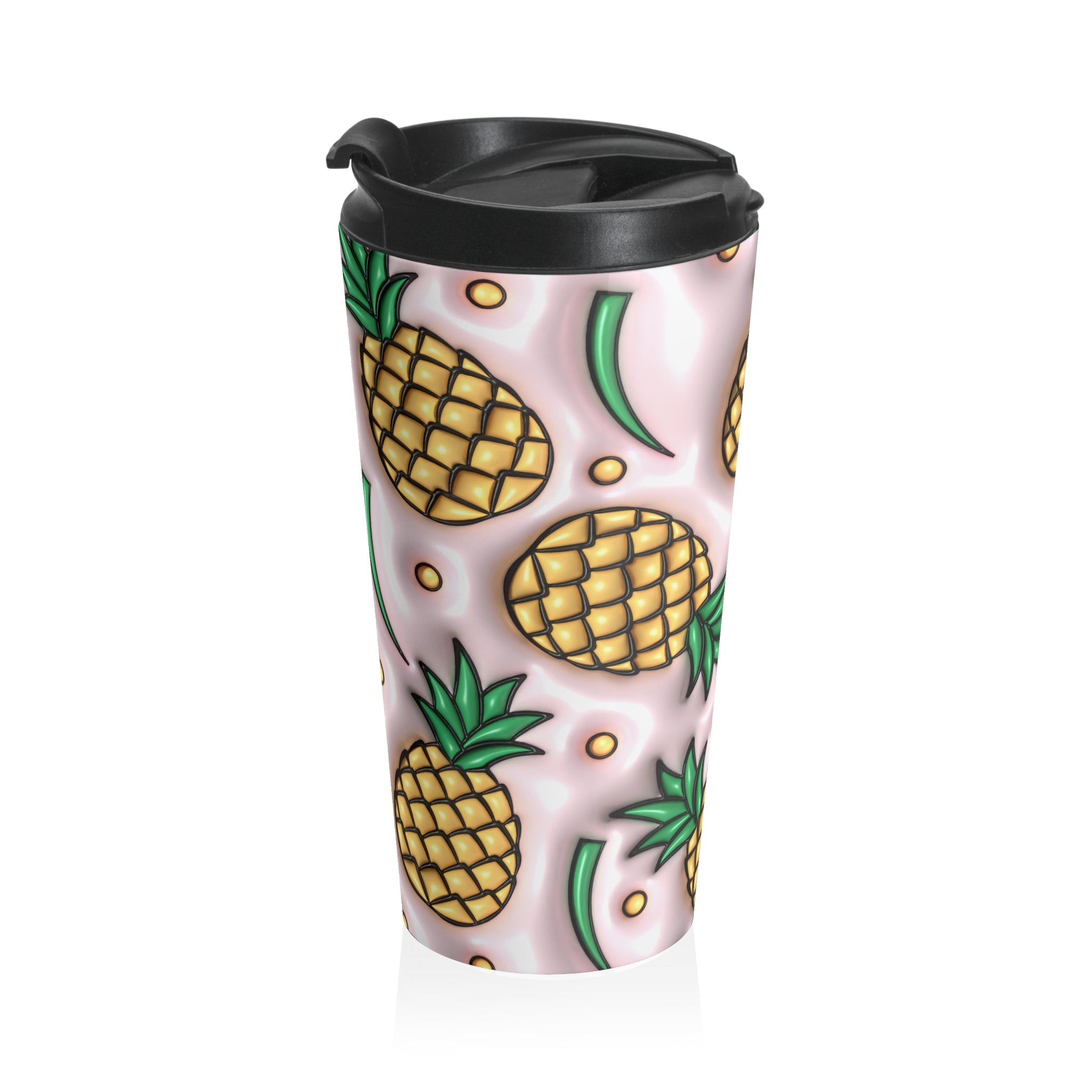 Pineapple Paradise Stainless Steel Travel Mug