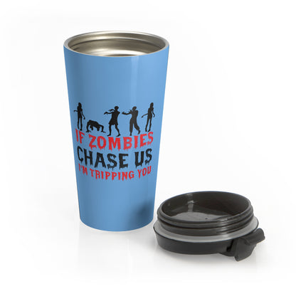 Zombie Chase Mug – 15oz Stainless Steel Travel Cup