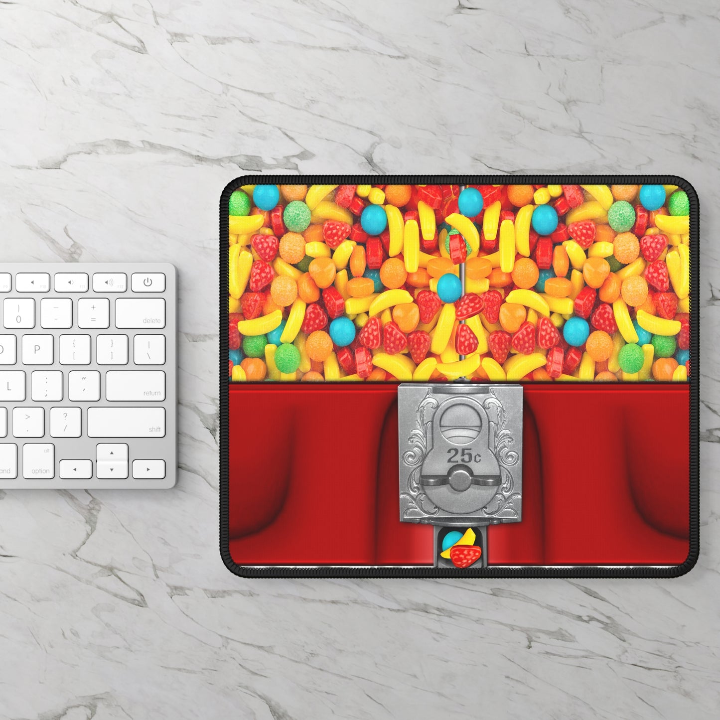 Fruity Candy Gumball Machine Mouse Pad