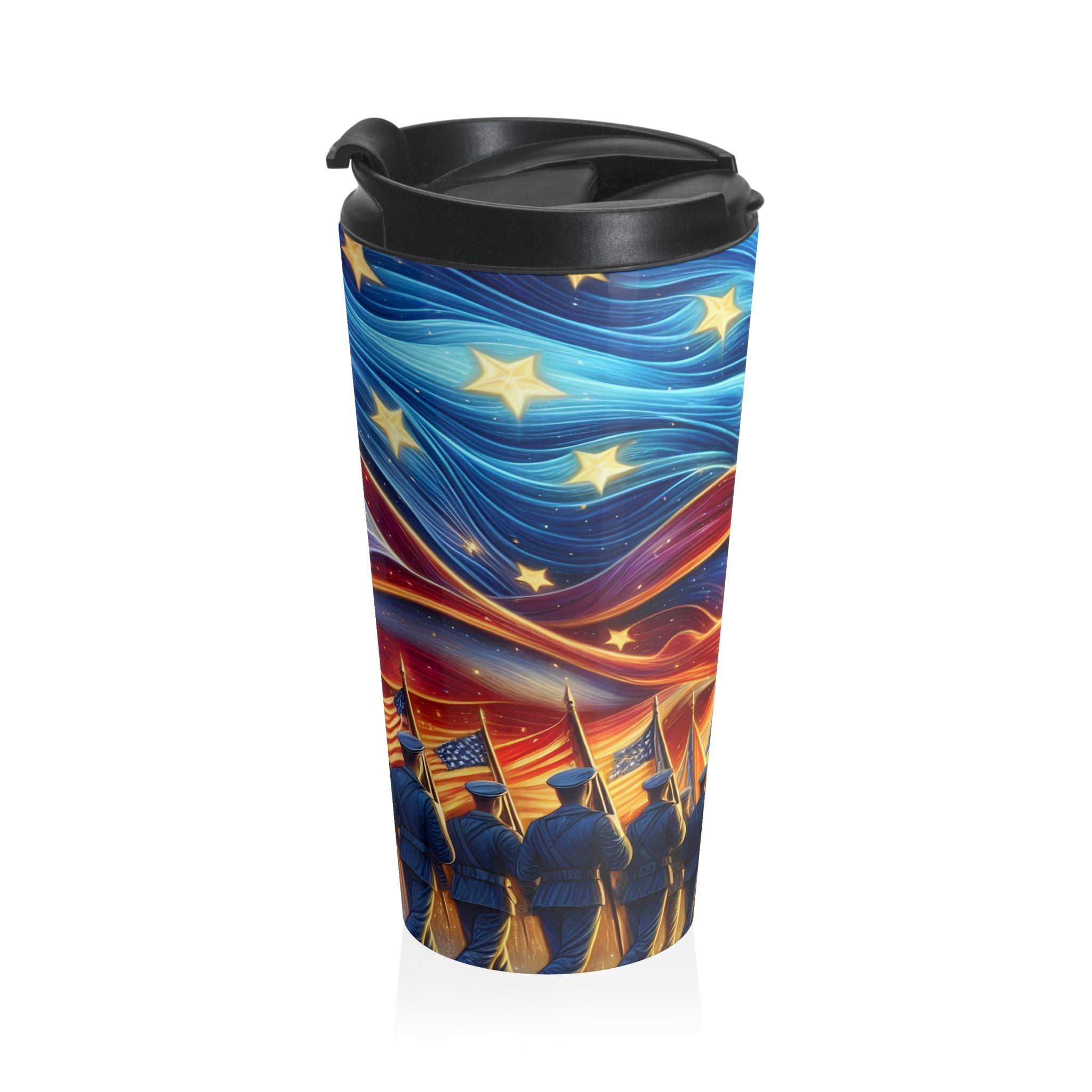 Honor & Freedom Military Tribute Stainless Steel Travel Mug