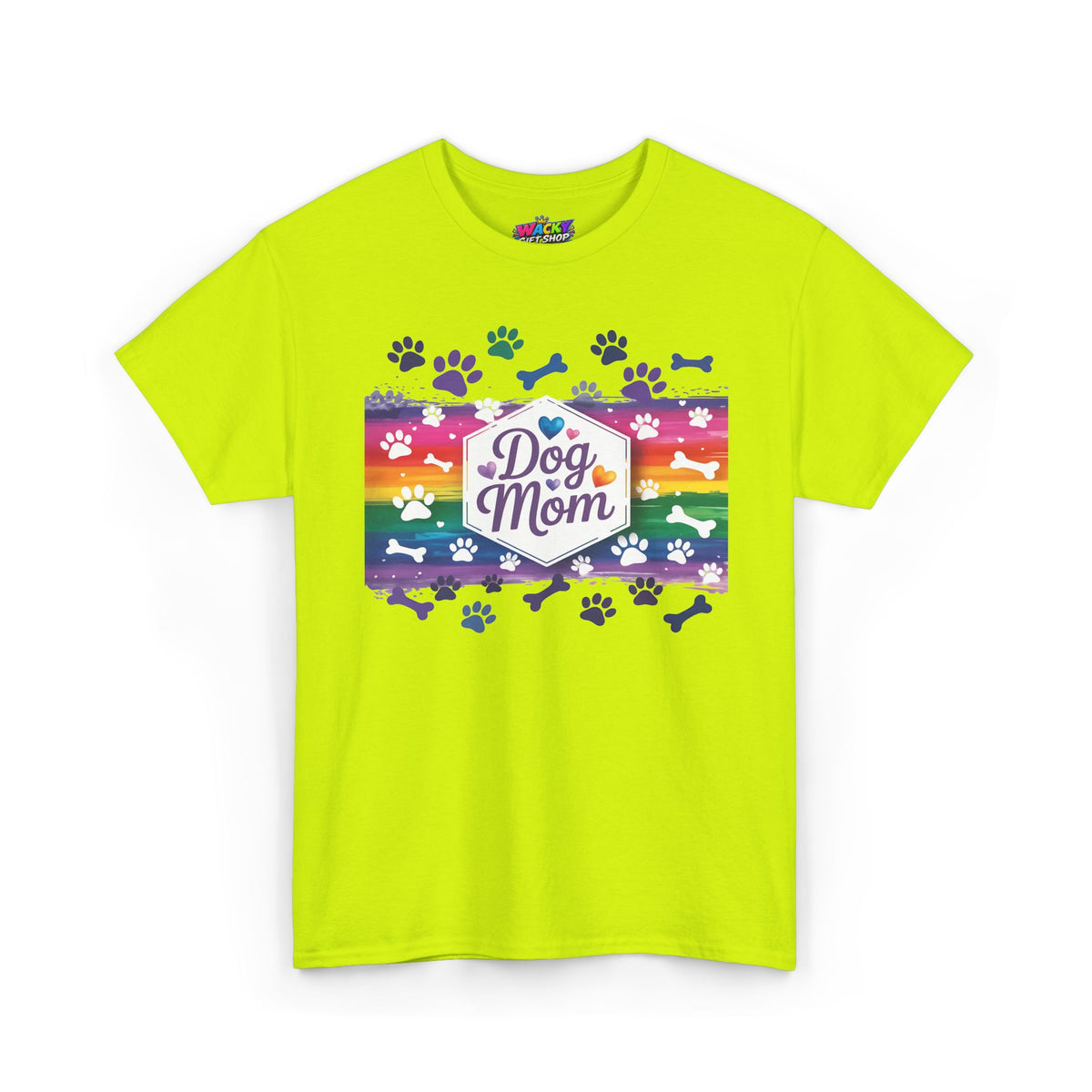Rainbow Dog Mom T-Shirt