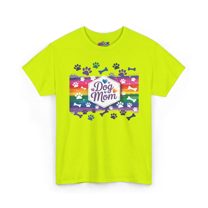 Rainbow Dog Mom T-Shirt