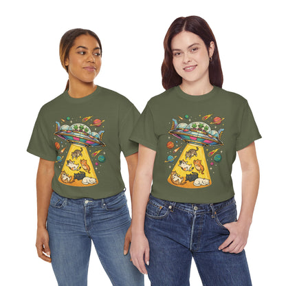 Alien Cat Abduction T-Shirt