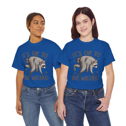 It’s OK to Be Weird Raccoon T-Shirt