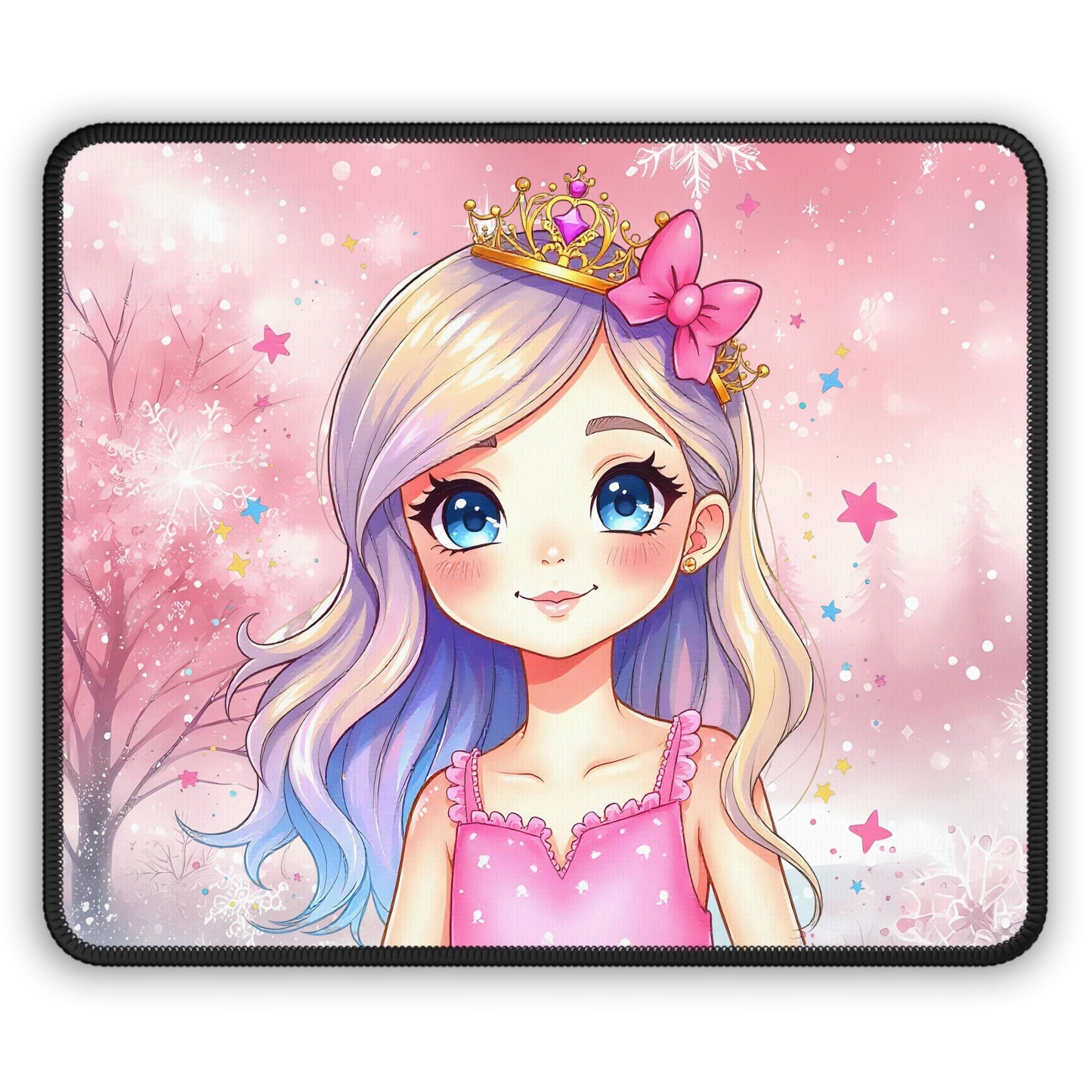 Snowflake Princess Mouse Pad