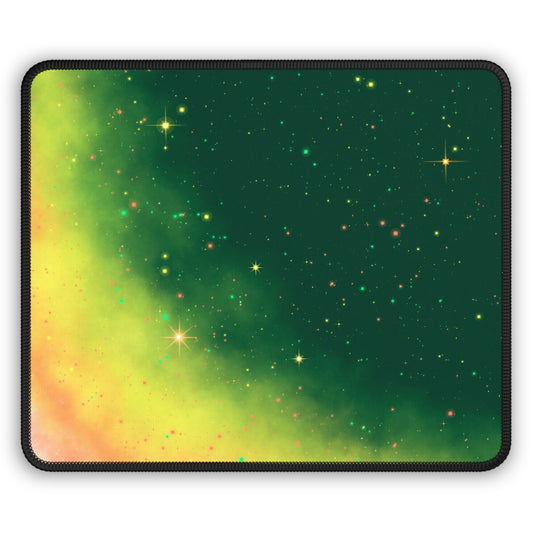 Emerald Aurora Night Mouse Pad