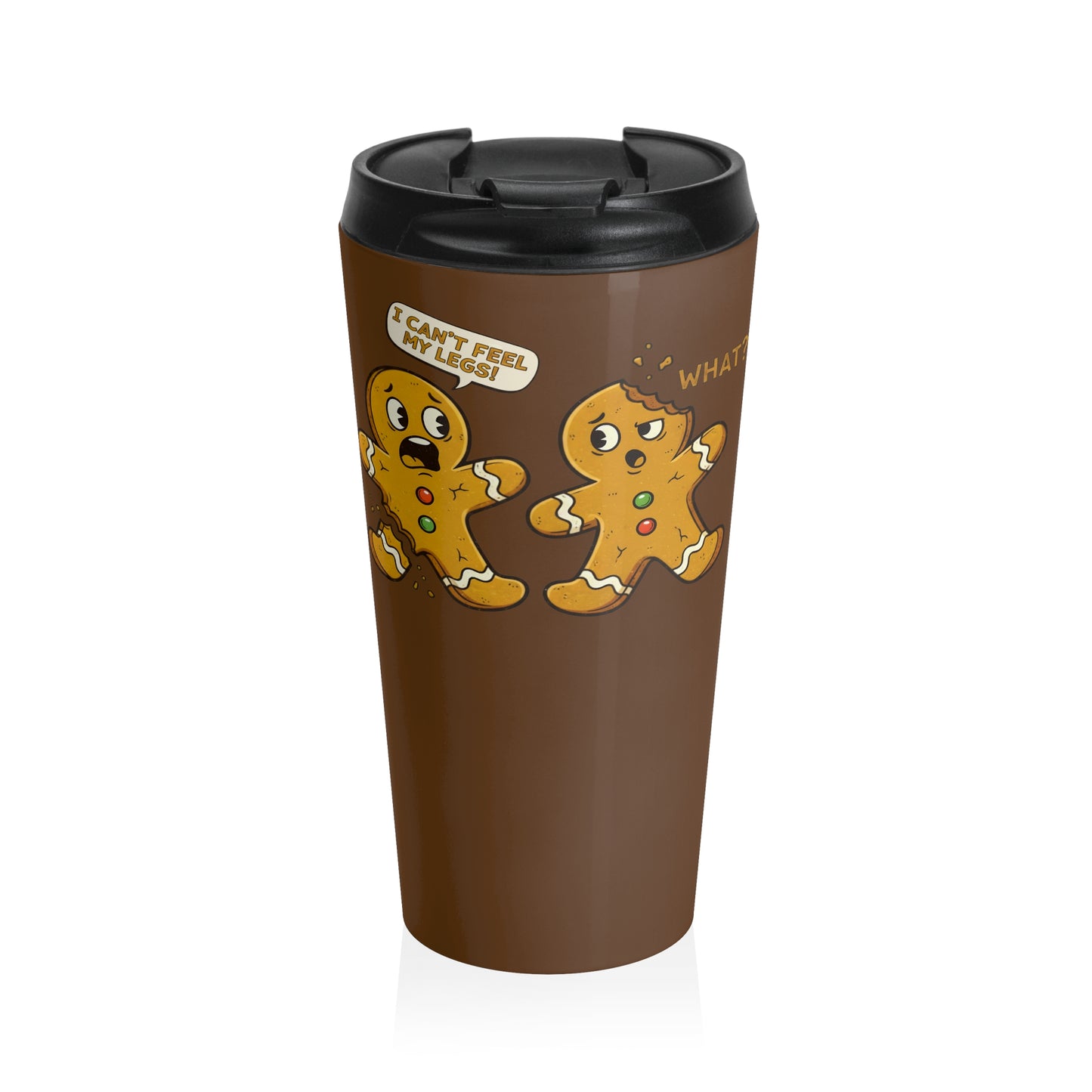Gingerbread Panic Travel Mug