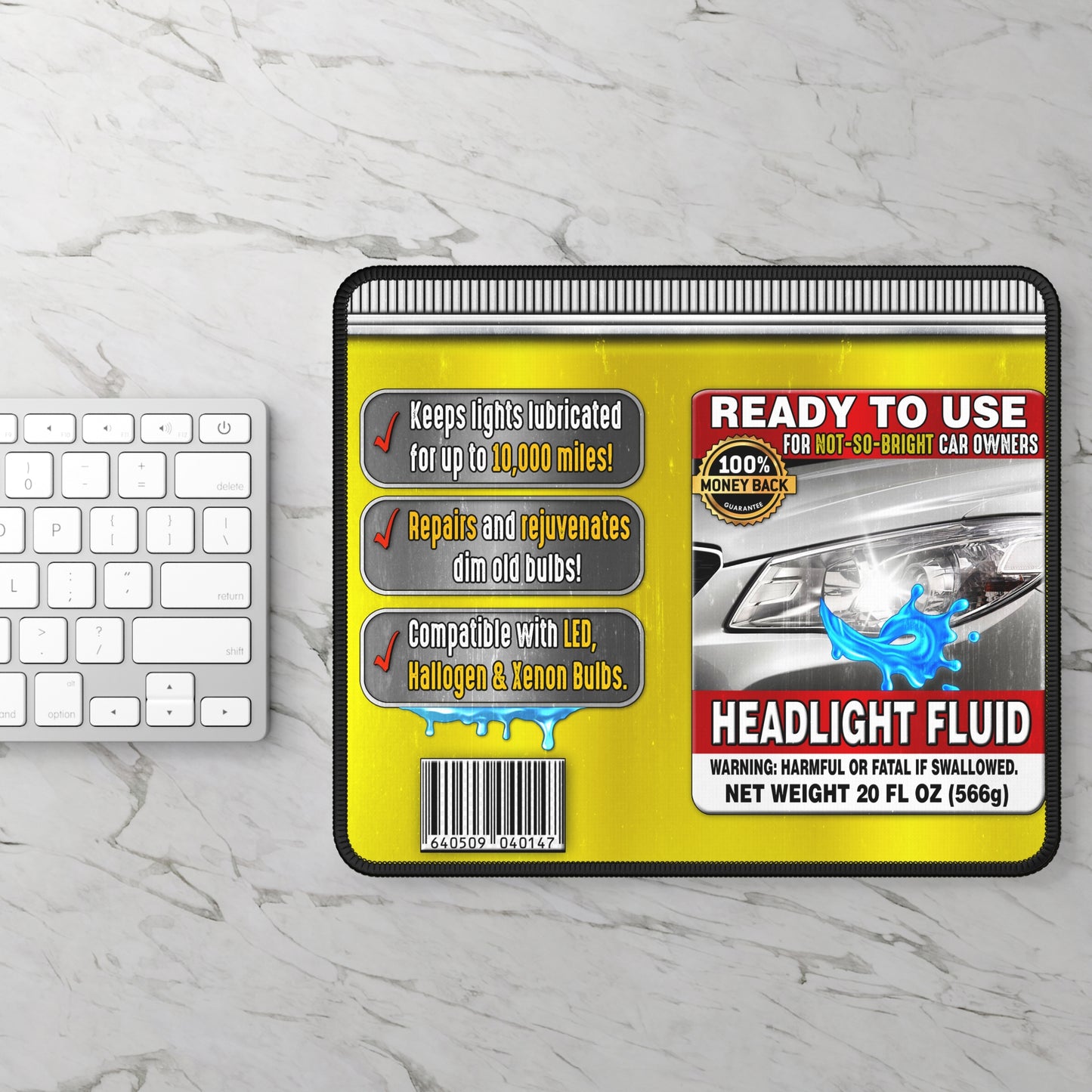 Headlight Fluid Mouse Pad
