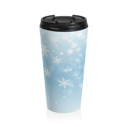 Falling Snowflakes Travel Mug