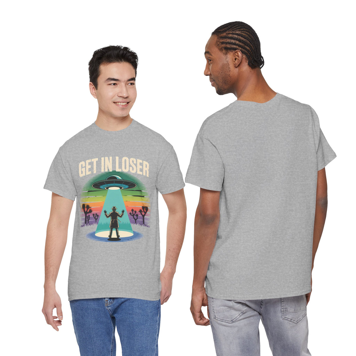 Get In Loser UFO Abduction T-Shirt