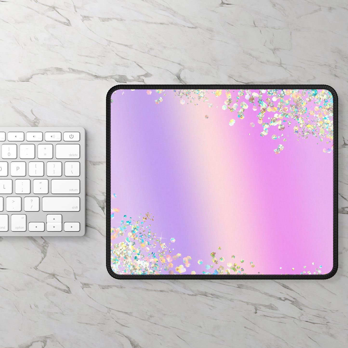 Pastel Glitter Glow Mouse Pad