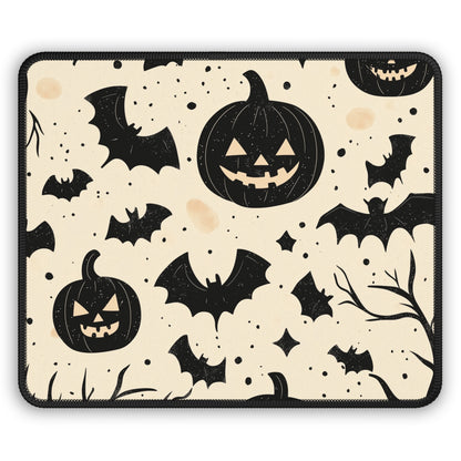 Spooky Bats & Pumpkins Mouse Pad