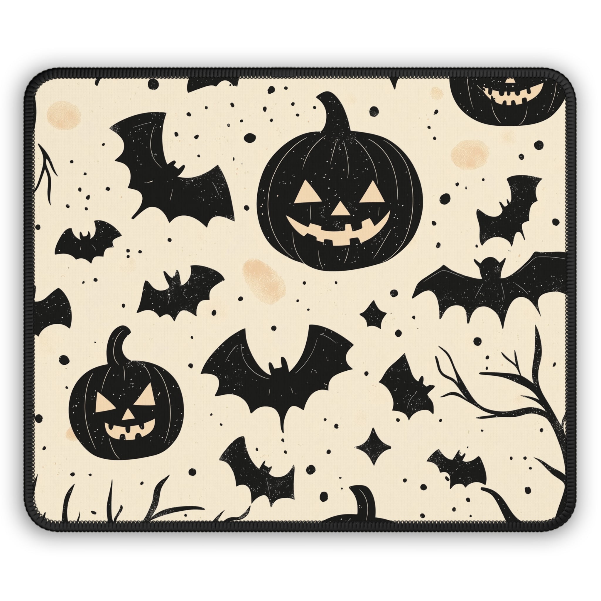 Spooky Bats & Pumpkins Mouse Pad