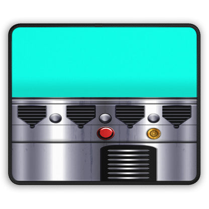 Teal Laser Sword Mouse Pad