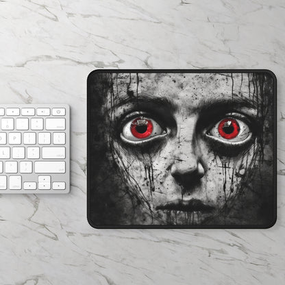 Crimson Eyes Horror Mouse Pad