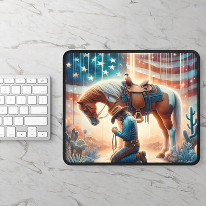 Cowboy Prayer Mouse Pad