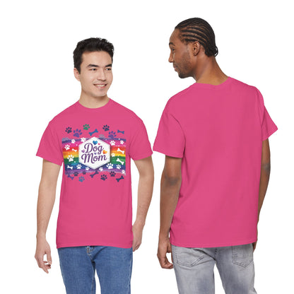 Rainbow Dog Mom T-Shirt