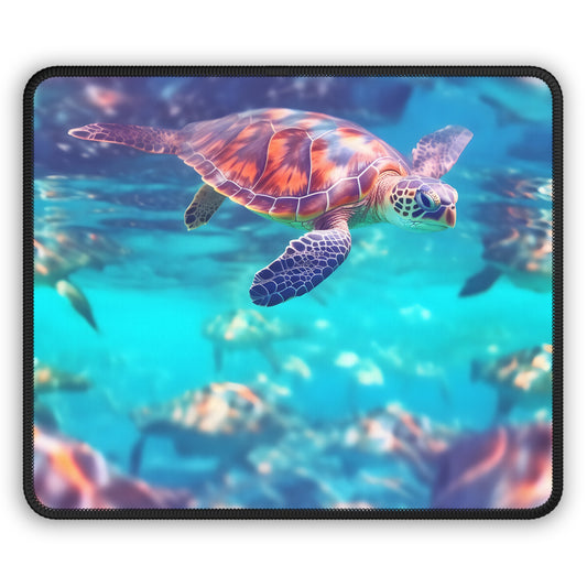 Ocean Drift Sea Turtle Mouse Pad
