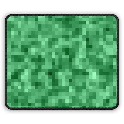 Emerald Pixel Mouse Pad