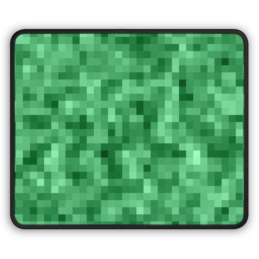 Emerald Pixel Mouse Pad