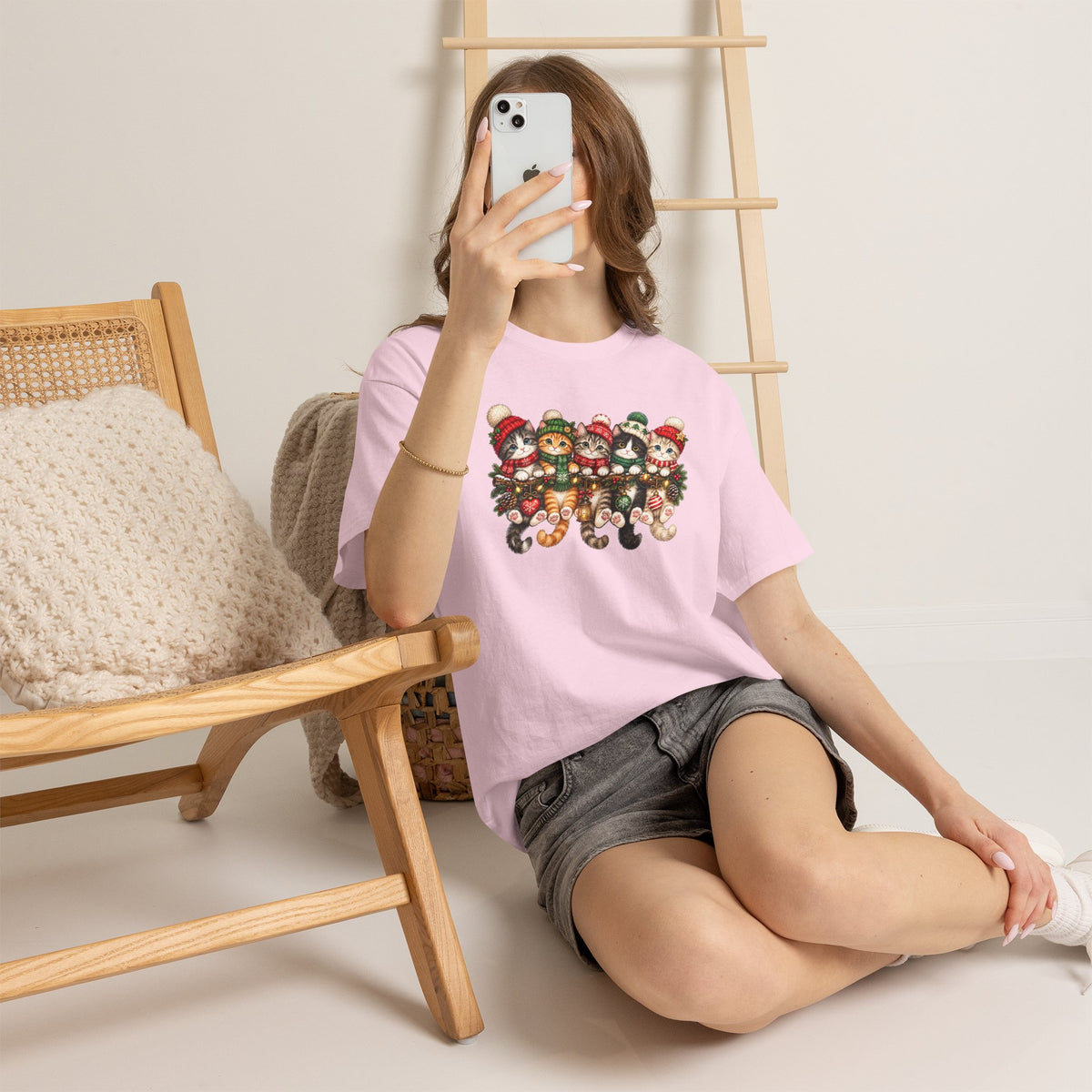 Christmas Kittens Holiday T-Shirt