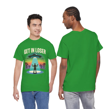 Get In Loser UFO Abduction T-Shirt