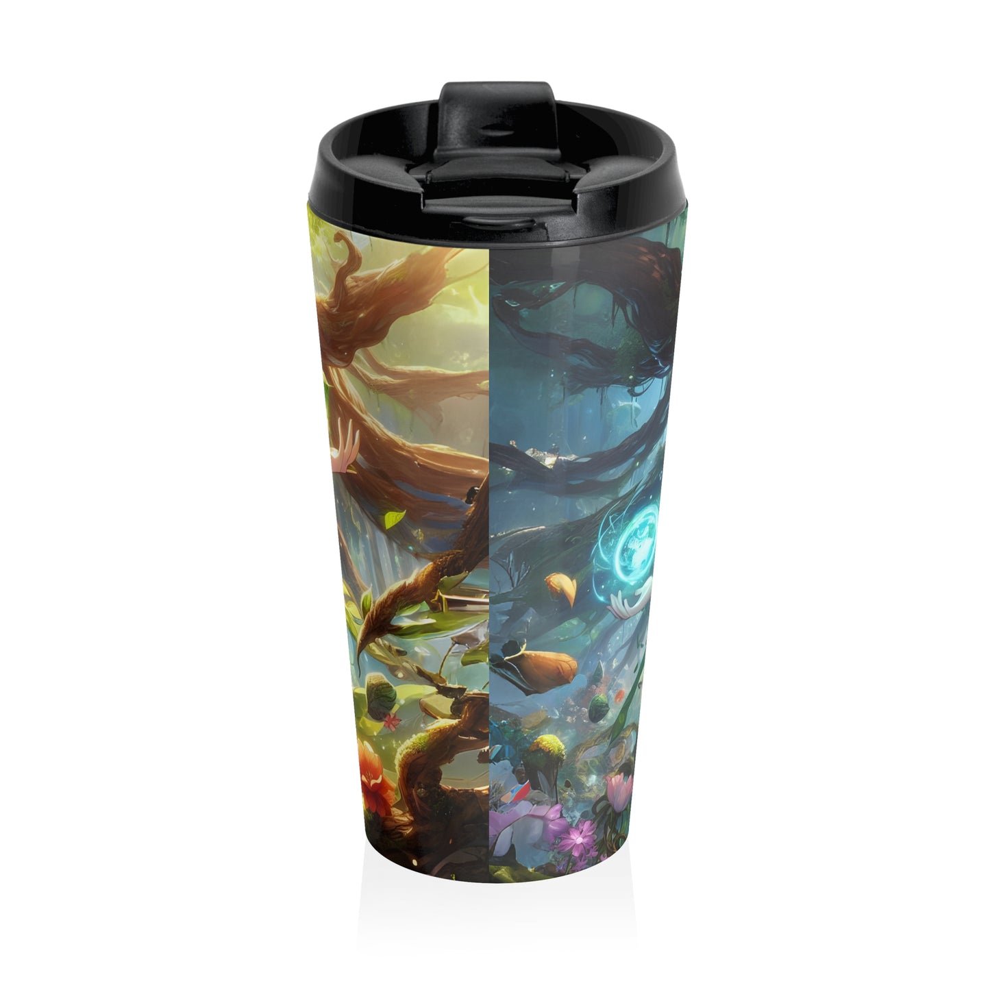 Forest Fairy Stainless Steel Travel Mug – 15oz