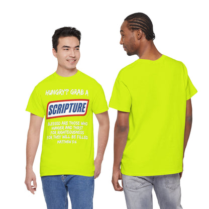 Hungry? Grab a Scripture T-Shirt