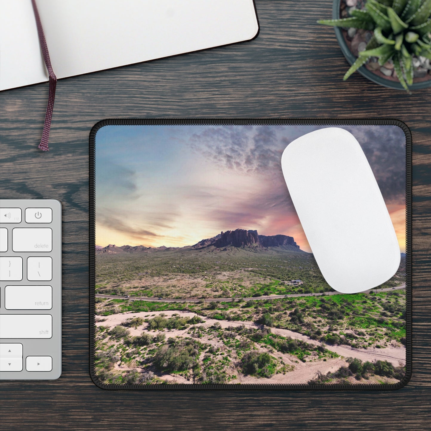 Desert Mesa Sunset Mouse Pad