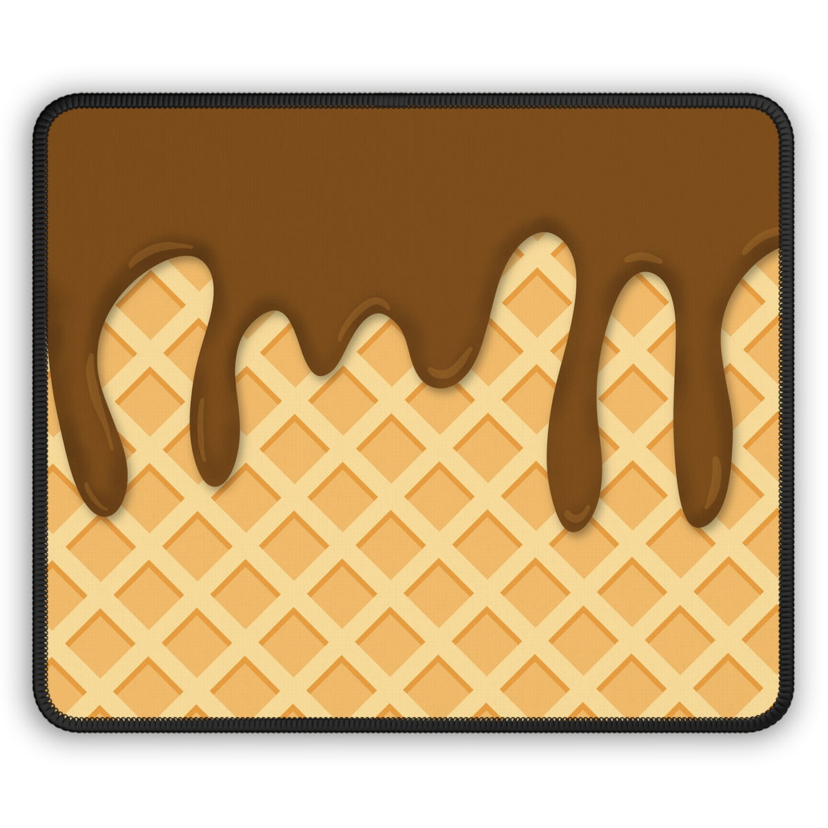 Chocolate Ice Cream Drip Mouse Pad