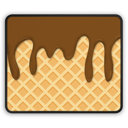 Chocolate Ice Cream Drip Mouse Pad