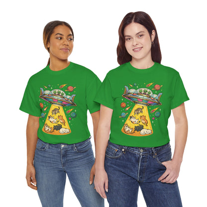 Alien Cat Abduction T-Shirt