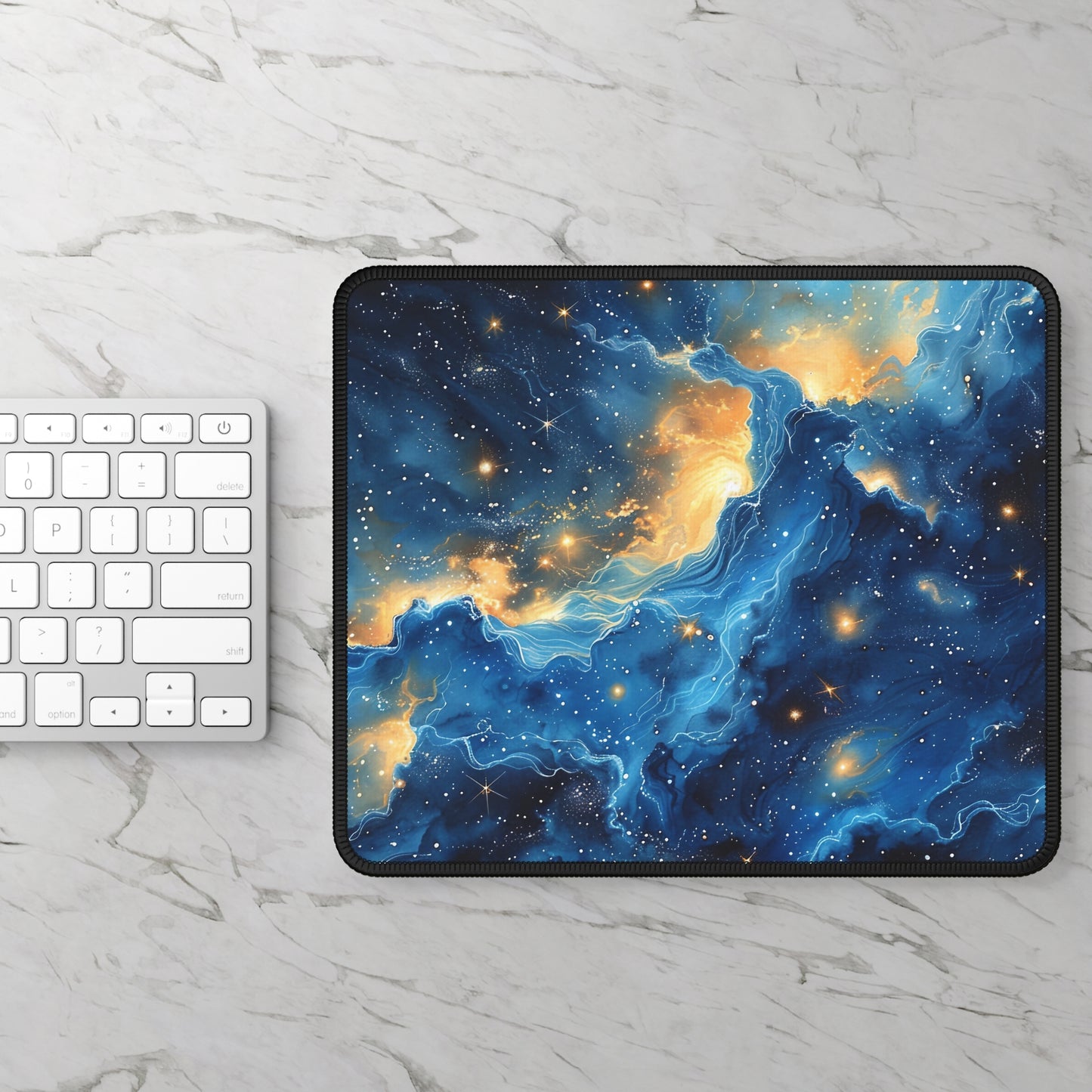 Celestial Blue Rift Mouse Pad