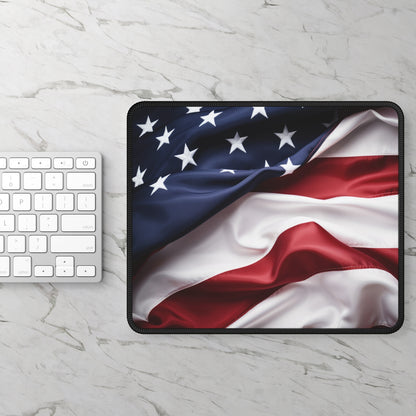 Waving American Flag Mouse Pad
