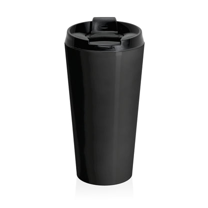 Possessed Smile Stainless Steel Travel Mug – 15oz