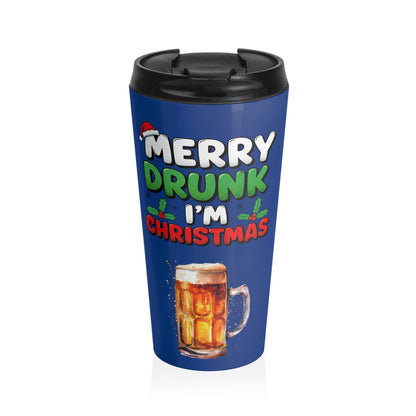 Merry Drunk Christmas Travel Mug