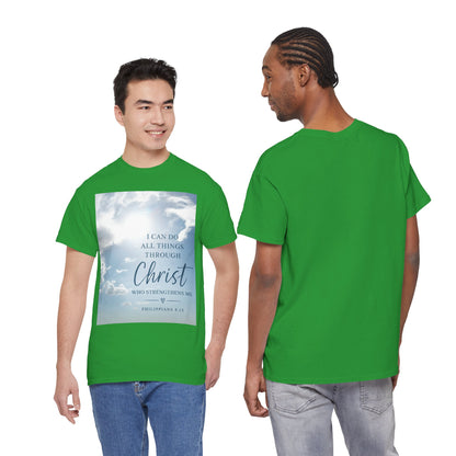 I Can Do All Things Through Christ Philippians 4:13 T-Shirt