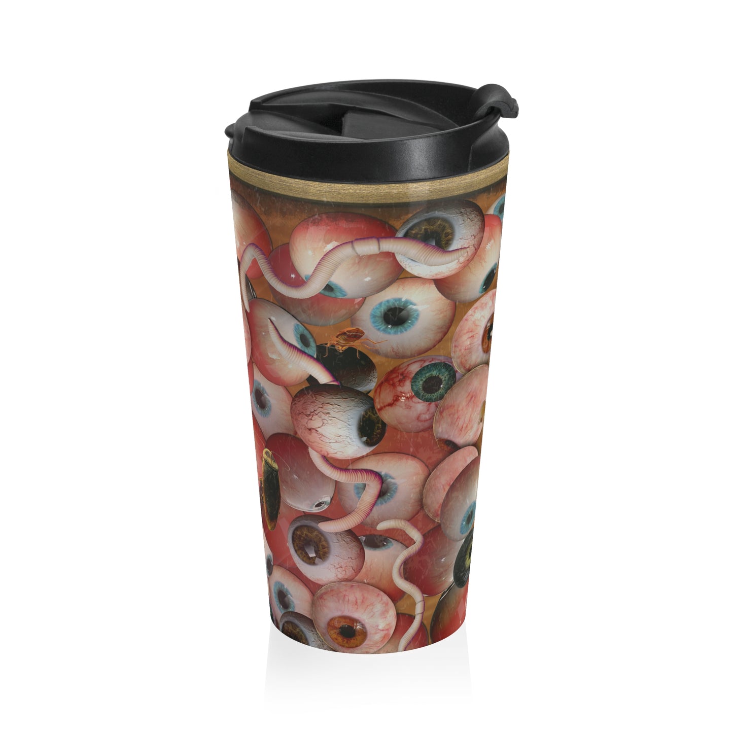 Eyeball Swarm Travel Mug