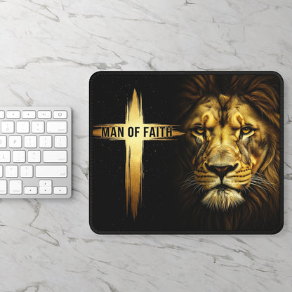 Man of Faith Lion Mouse Pad
