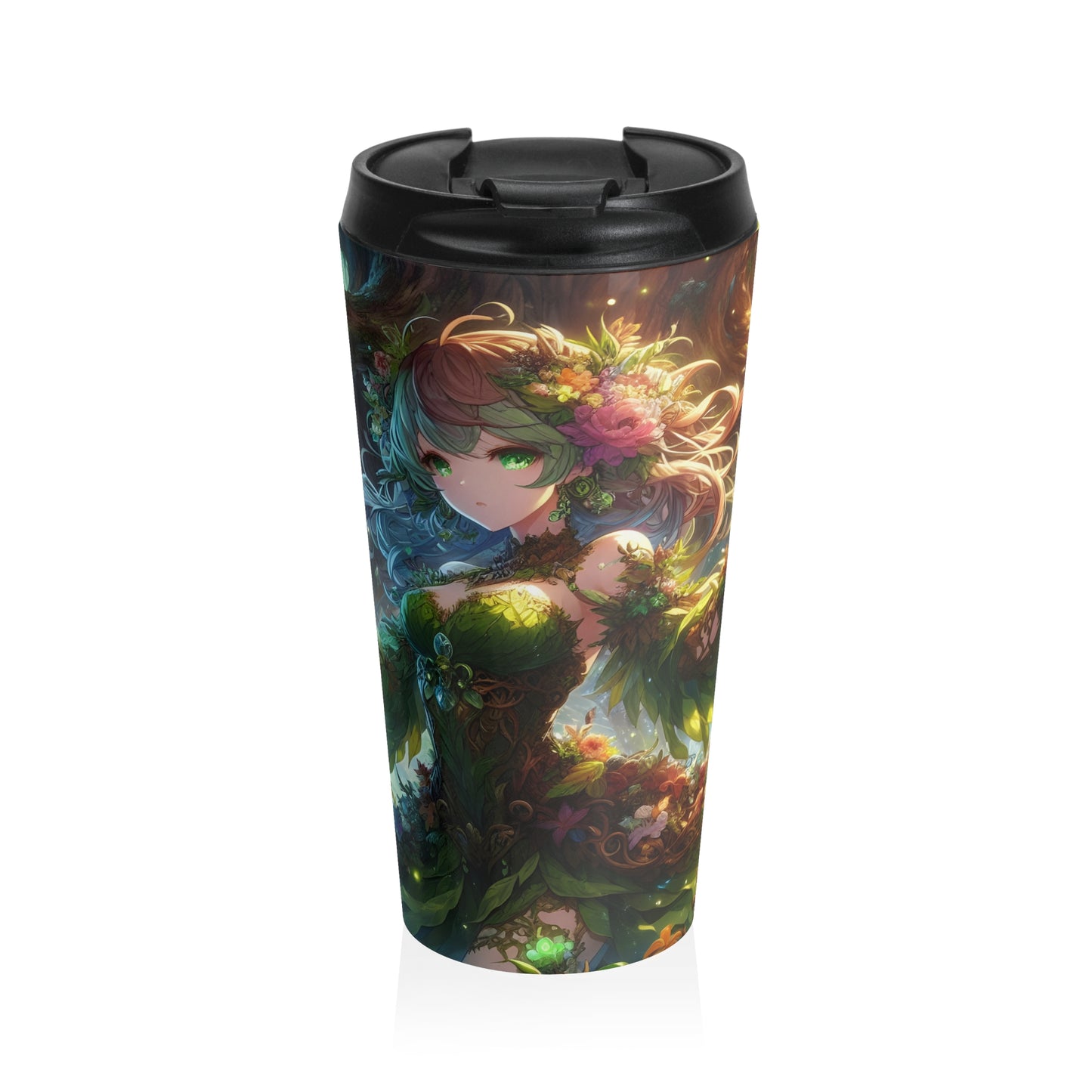 Forest Fairy Stainless Steel Travel Mug – 15oz