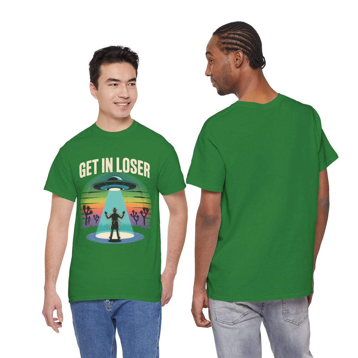 Get In Loser UFO Abduction T-Shirt
