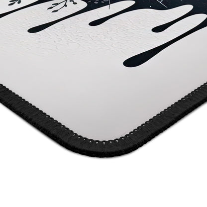 Gothic Skull & Spiderweb Mouse Pad
