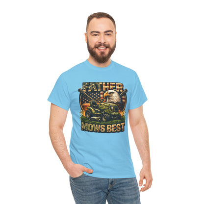 Father Mows Best Lawn Mower T-Shirt