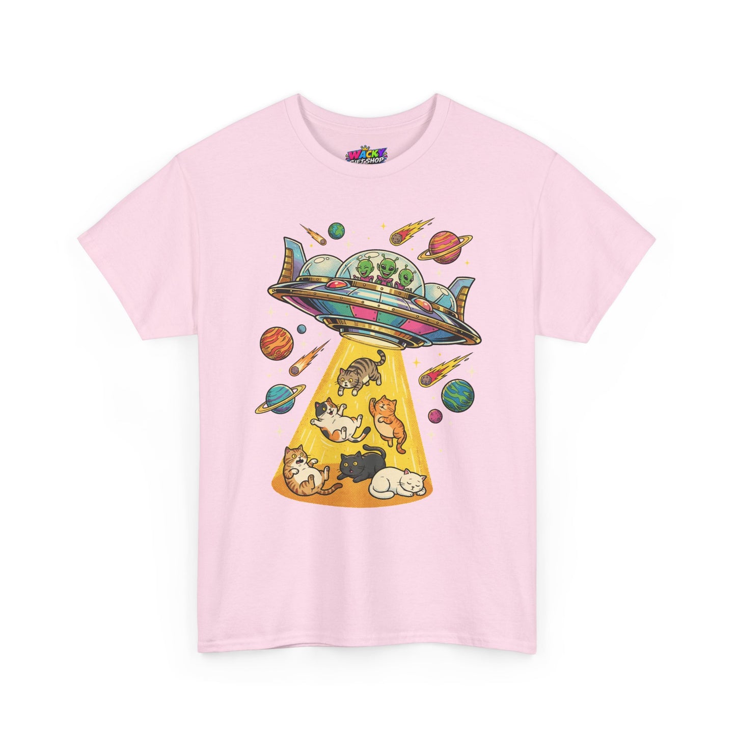 Alien Cat Abduction T-Shirt