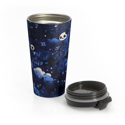 Midnight Skulls Travel Mug