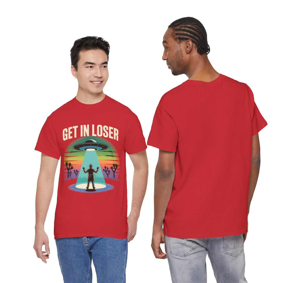 Get In Loser UFO Abduction T-Shirt